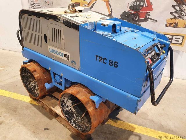 Enkelvoudige trommelwals WEBER TRC 86 Grabenwalze / 2020 / Funk / nur 112h
