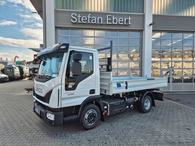 Furgón volquete trilateral IVECO Eurocargo ML80E21 Meiller 2x AHK 3 Sitze Klima