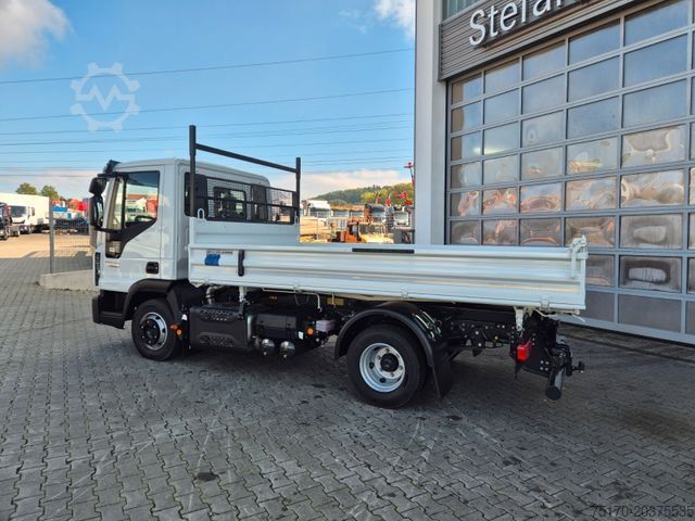 Furgón volquete trilateral IVECO Eurocargo ML80E21 Meiller 2x AHK 3 Sitze Klima