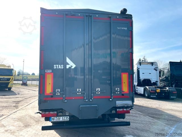 Oplegger met walking floor STAS 60m³ Agrar Schubboden/Trichter/Funk/Auch Miete!