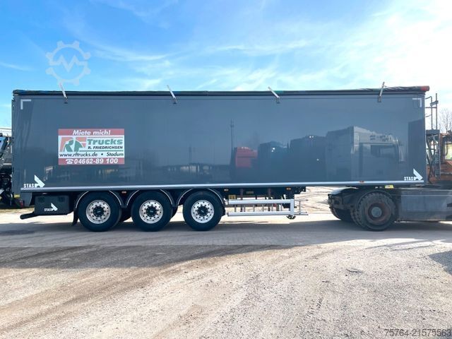 Oplegger met walking floor STAS 60m³ Agrar Schubboden/Trichter/Funk/Auch Miete!