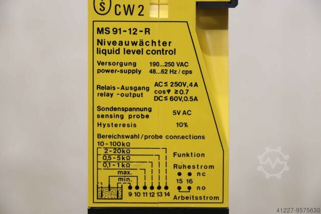 Grenswaardesignaalzender Turck MS91-12-R