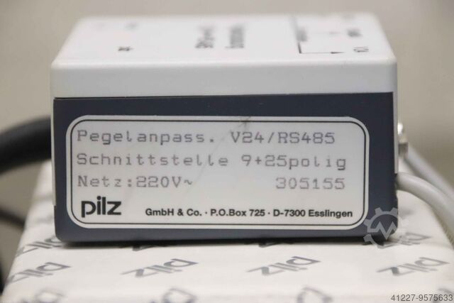 Ajuste del nivel pilz V24/RS485