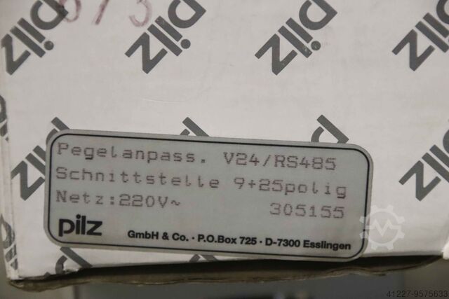 Ajuste del nivel pilz V24/RS485