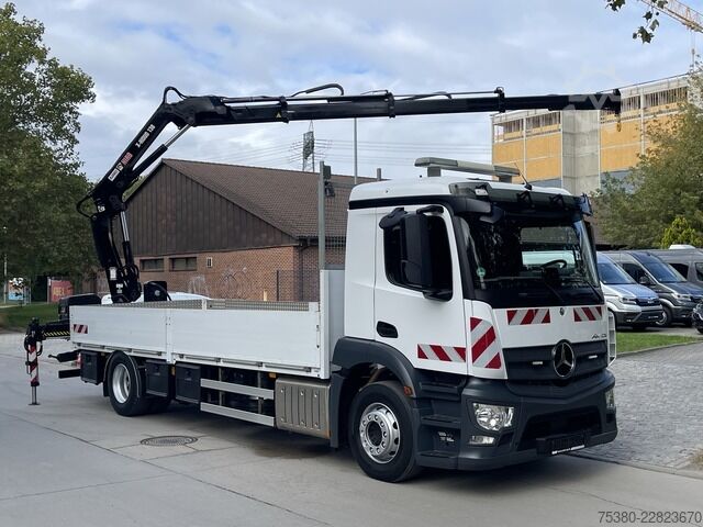 Autocarro con cassone fisso mercedes-benz Antos 1843 Hiab X-HIDUO 138 Kran 1.HAND*TOP*
