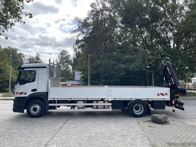 Autocarro con cassone fisso mercedes-benz Antos 1843 Hiab X-HIDUO 138 Kran 1.HAND*TOP*