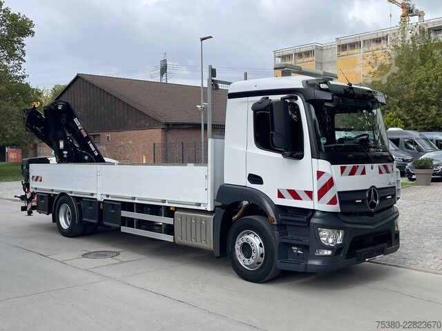 Autocarro con cassone fisso mercedes-benz Antos 1843 Hiab X-HIDUO 138 Kran 1.HAND*TOP*