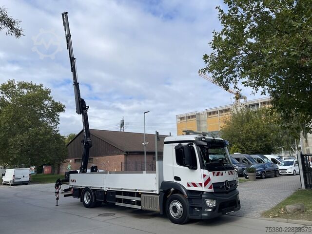 Gru montata su autocarro mercedes-benz Antos 1843 Hiab X-HIDUO 138 Kran 1.HAND*TOP*