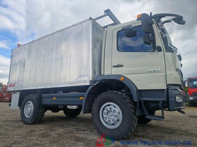 LKW mit Kofferaufbau Mercedes-Benz Atego 1024 4x4 Ideal Basis Wohn-Expeditionsmobil