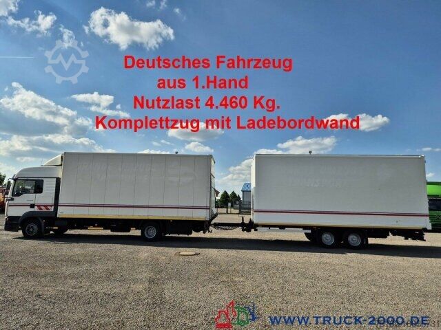 Dobozos furgon MAN TGL 8.210 Möbel Komplettzug Klima 4,5t. Nutzlast