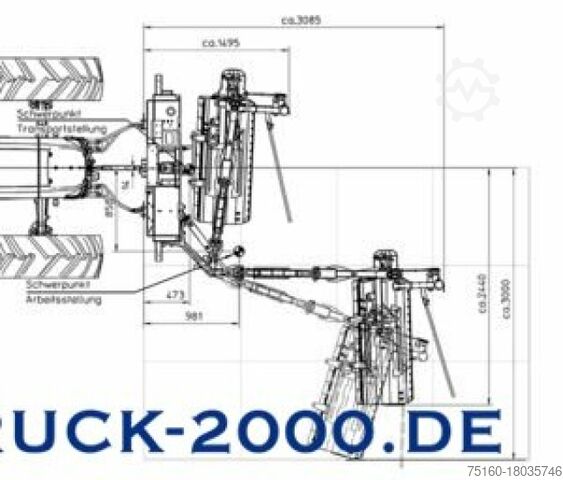 Traktor JCB Fastrac 4x4 Mulag Front Heck Mäher 8632 Stunden
