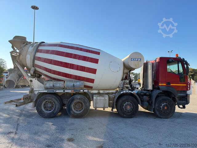 Betonblander lastbil Iveco trakker