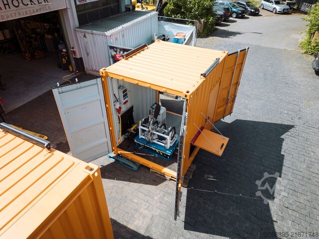Mobile welding station 10ft for PE/PP pipe Höcker Industrieservice Schweiß-Station SST 10 / 355 CE Arbeitss