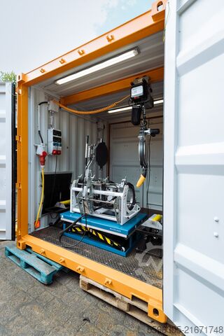 Mobile welding station 10ft for PE/PP pipe Höcker Industrieservice Schweiß-Station SST 10 / 355 CE Arbeitss