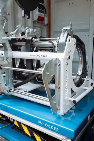 Mobile welding station 10ft for PE/PP pipe Höcker Industrieservice Schweiß-Station SST 10 / 355 CE Arbeitss