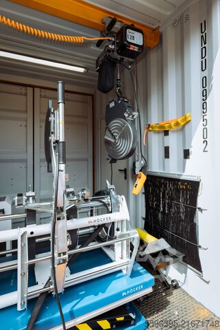 Mobile welding station 10ft for PE/PP pipe Höcker Industrieservice Schweiß-Station SST 10 / 355 CE Arbeitss