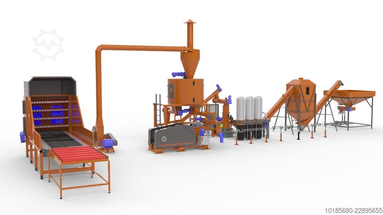 Γραμμή παραγωγής παλετών και μπρικετών Briquetting Technology BriqTech PellTech