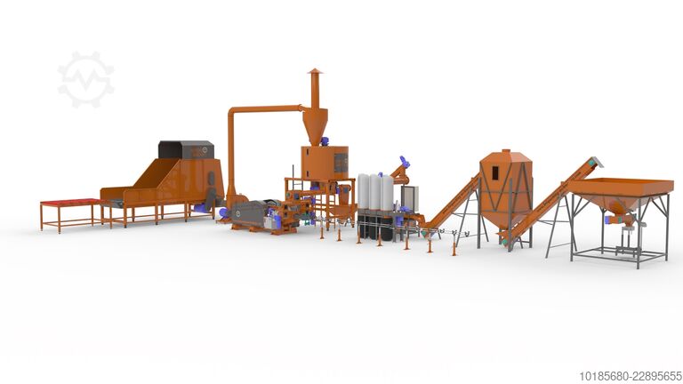 Γραμμή παραγωγής παλετών και μπρικετών Briquetting Technology BriqTech PellTech