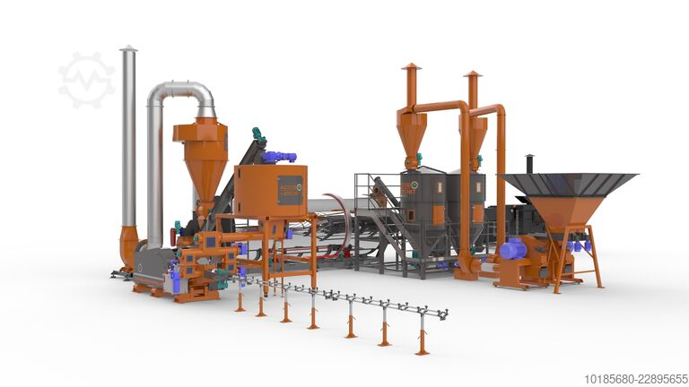 Γραμμή παραγωγής παλετών και μπρικετών Briquetting Technology BriqTech PellTech
