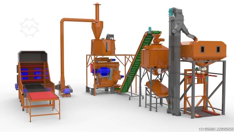 Γραμμή παραγωγής παλετών και μπρικετών Briquetting Technology BriqTech PellTech