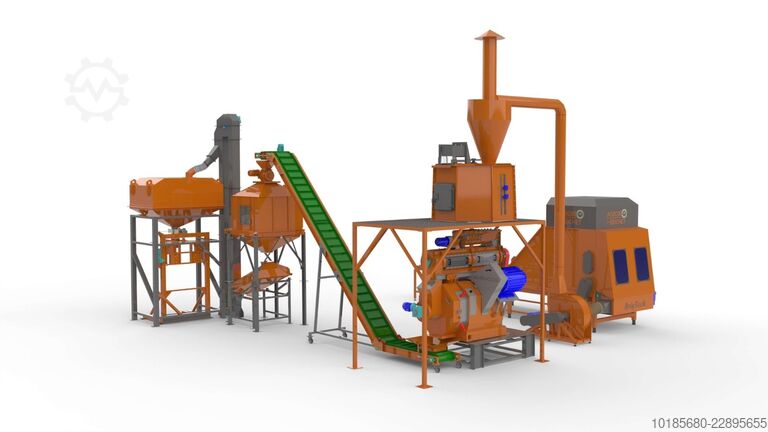 Γραμμή παραγωγής παλετών και μπρικετών Briquetting Technology BriqTech PellTech