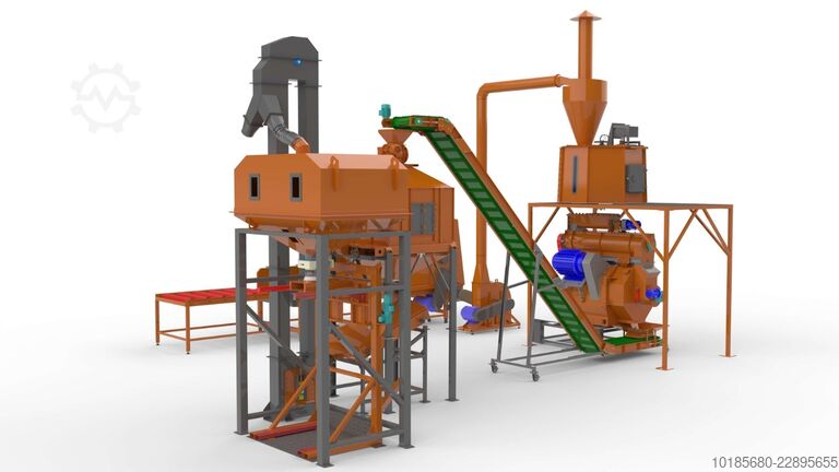 Γραμμή παραγωγής παλετών και μπρικετών Briquetting Technology BriqTech PellTech