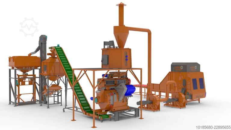 Γραμμή παραγωγής παλετών και μπρικετών Briquetting Technology BriqTech PellTech