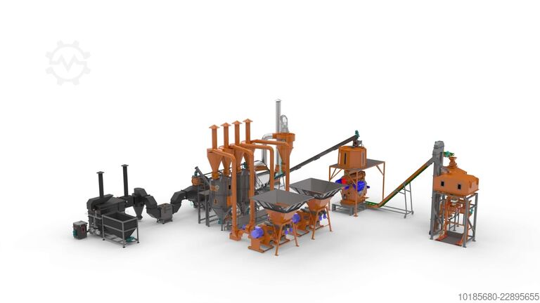 Γραμμή παραγωγής παλετών και μπρικετών Briquetting Technology BriqTech PellTech