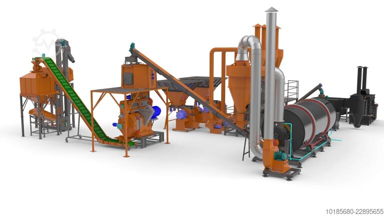 Γραμμή παραγωγής παλετών και μπρικετών Briquetting Technology BriqTech PellTech