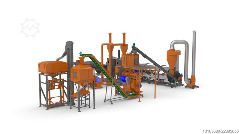 Γραμμή παραγωγής παλετών και μπρικετών Briquetting Technology BriqTech PellTech
