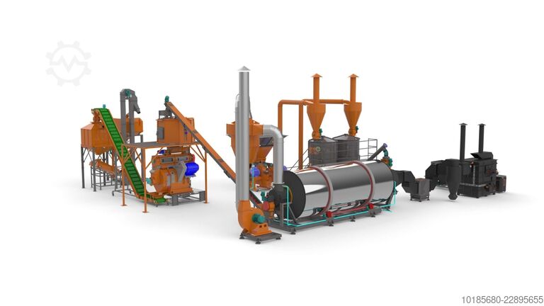 Γραμμή παραγωγής παλετών και μπρικετών Briquetting Technology BriqTech PellTech