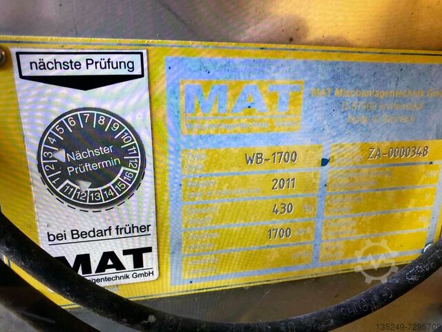 Bauer MAT Water Tank WB-1700 Bauer MAT Wassertank WB-1700