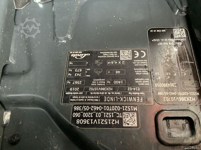 Elektromos háromkerekű targonca Linde E14-02