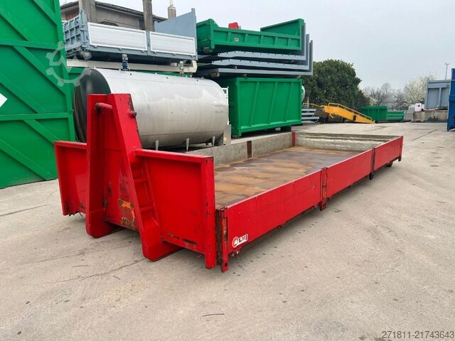 Kampós konténer  CONTAINER SCARRABILE A PIANALE CON SPONDE