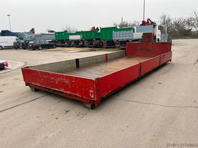 Kampós konténer  CONTAINER SCARRABILE A PIANALE CON SPONDE