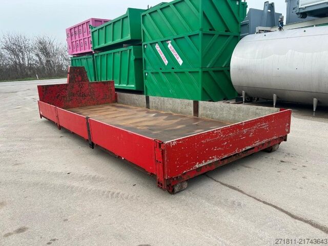 Kampós konténer  CONTAINER SCARRABILE A PIANALE CON SPONDE