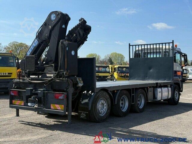 Flatbed truck MAN TGS 35.400 8x4 Effer 250 6S Höhe 23,5m NL:16,3T