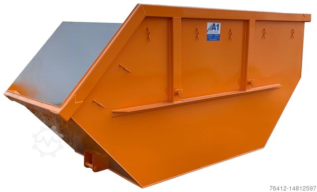 Skip container A1 Container Absetzmulde 7 m³ - RAL 7016 Anthrazitgrau - Absetzcontainer