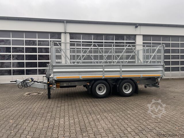 Tipvognstrailer Möslein TTD 19 AB  neuer 19 t Tandemkipper TiefladerGitteraufsatz