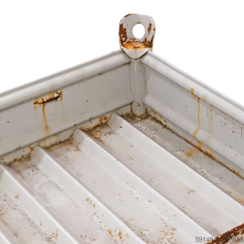 Brugte stål-stabelkasser, solid konstruktion med fire lukkede sider, L: 1070, B: Kruizinga 98-6785GB