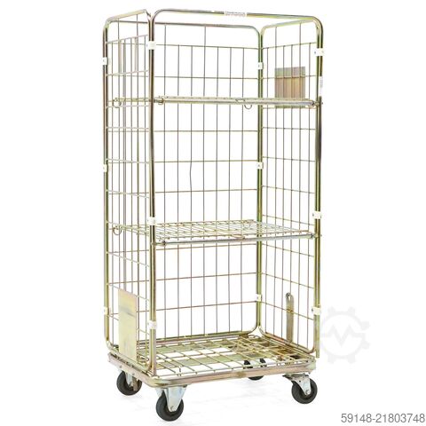 Gebrauchte Wäschewagen mit 2 Etagen, L: 800, B: 610, H: 1700 (mm).  643ltr, L: 800, B: Kruizinga 98-8021GB