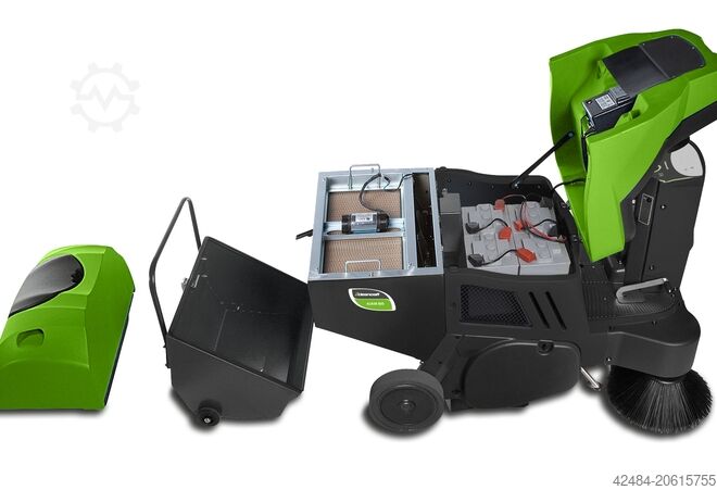 Zametací stroj s pojízdným stanovištěm Cleancraft AUKM 800