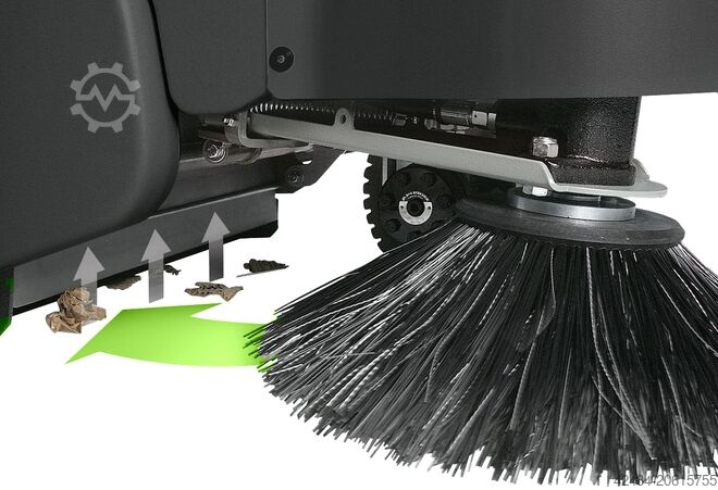 Aufsitzkehrmaschine Cleancraft AUKM 800