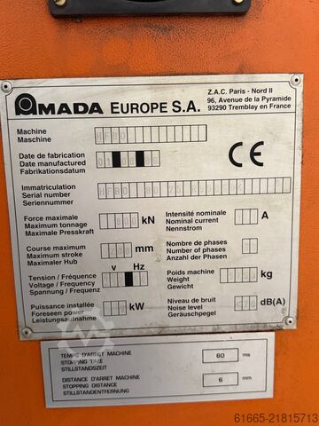 Kantpresse Amada HFBO 80-25