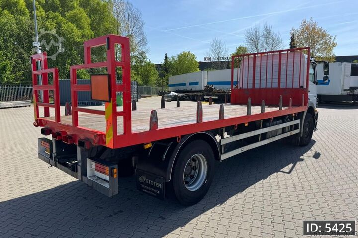 Platform trailer Mercedes-Benz Axor 1824 Day Cab, Euro 4, / EPS Automatic /6,4...