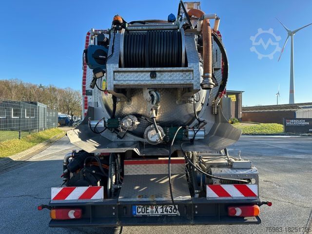 Vacuümtankwagen DAF LF 320 FA / XDEA Kanalreinigungskombi Hybrid