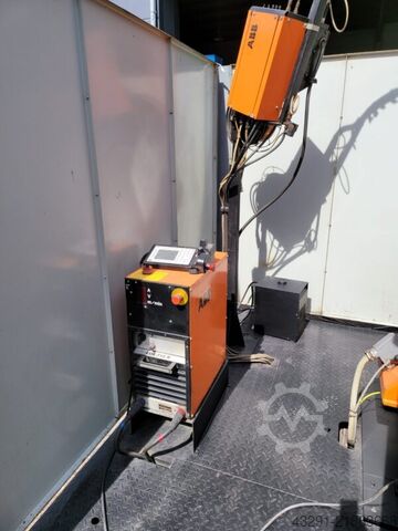 Kompakt svetscell med manuell vridbord ABB Robotics Kompaktschweißzelle IRB 140
