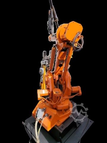 Kompakt svetscell med manuell vridbord ABB Robotics Kompaktschweißzelle IRB 140