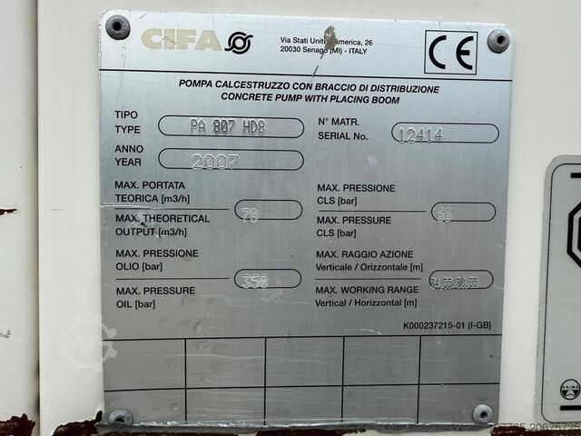 Automatische betonpomp SCANIA P 114-380