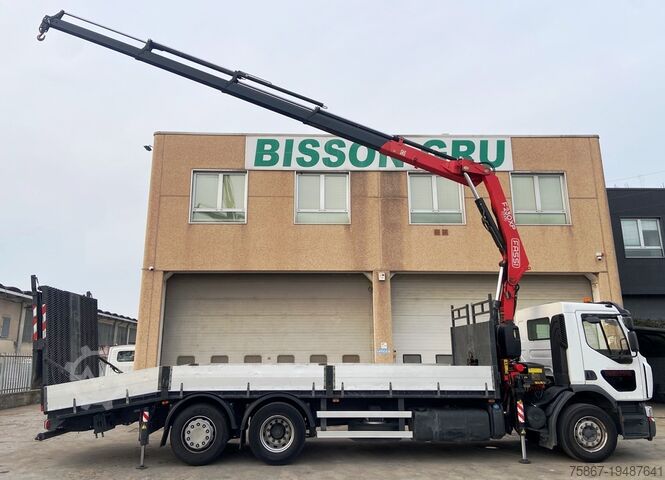 Lastbilar med flak Renault Premium